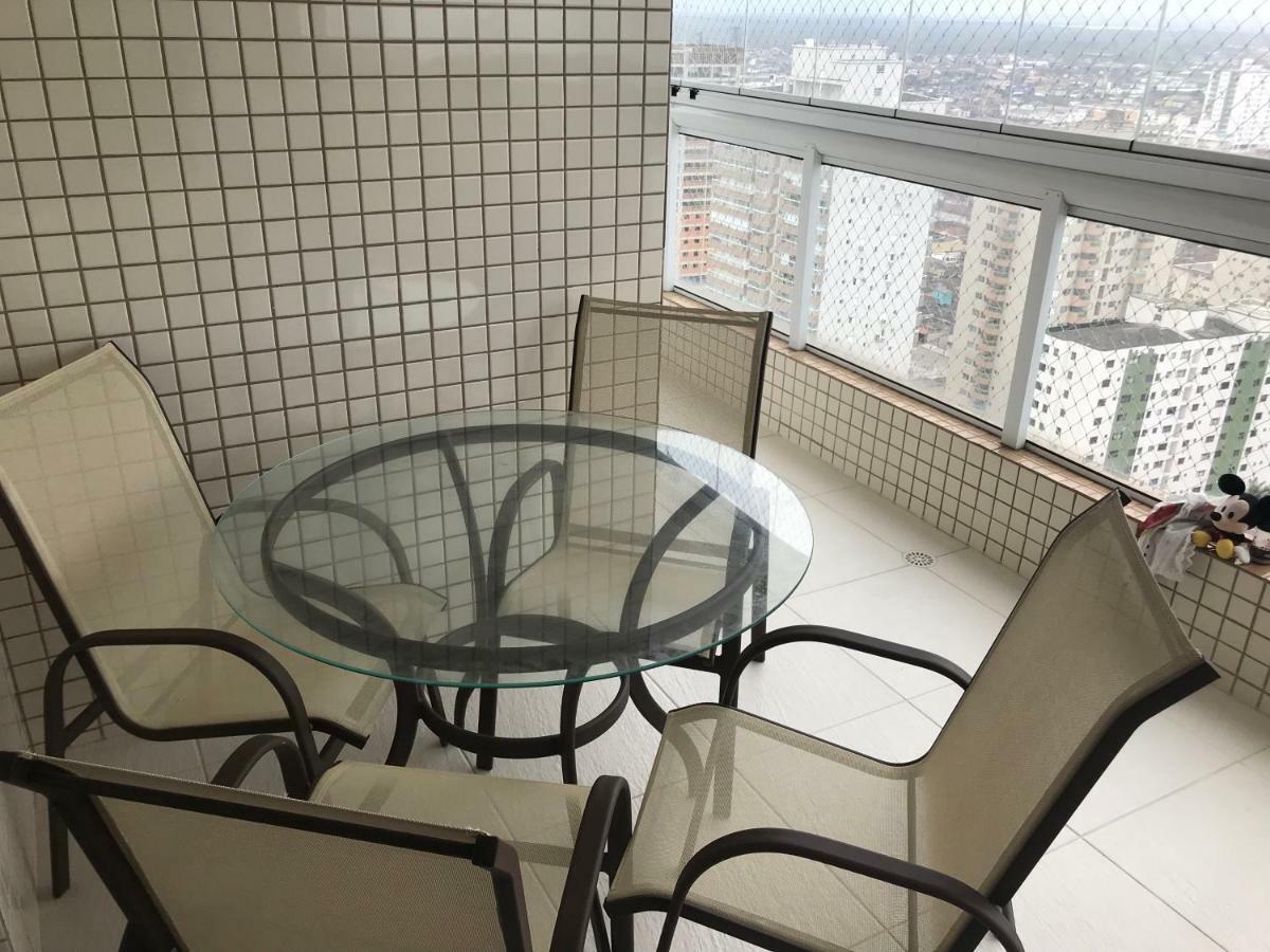 Apto Com Vista Para O Mar, 2 Vagas De Garagem E Churrasqueira Na Varanda 大普拉亚 外观 照片
