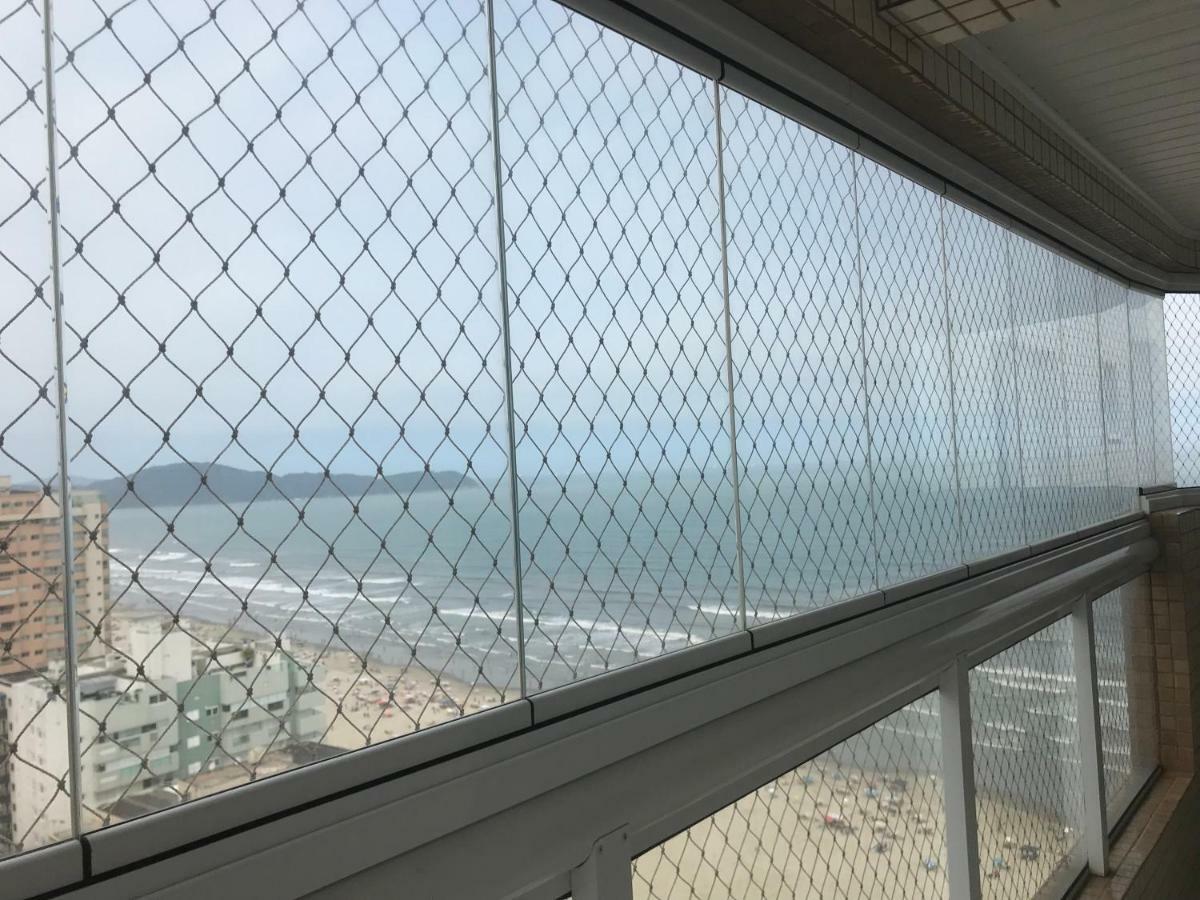 Apto Com Vista Para O Mar, 2 Vagas De Garagem E Churrasqueira Na Varanda 大普拉亚 外观 照片