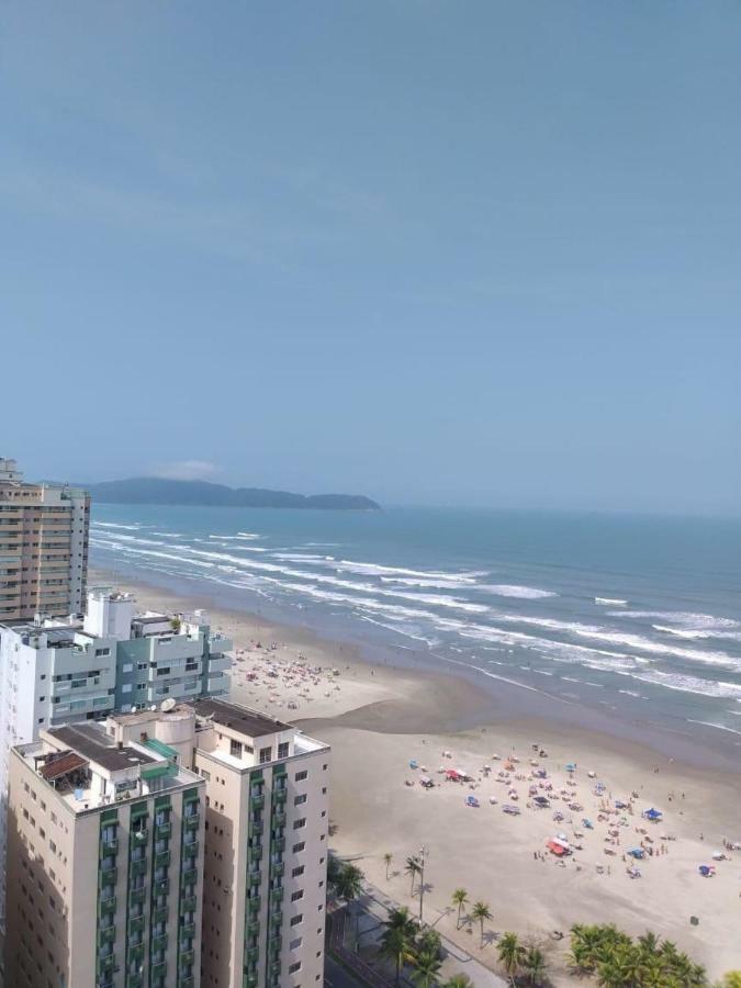 Apto Com Vista Para O Mar, 2 Vagas De Garagem E Churrasqueira Na Varanda 大普拉亚 外观 照片