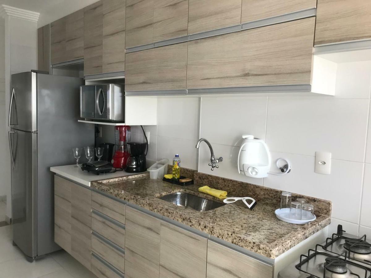 Apto Com Vista Para O Mar, 2 Vagas De Garagem E Churrasqueira Na Varanda 大普拉亚 外观 照片