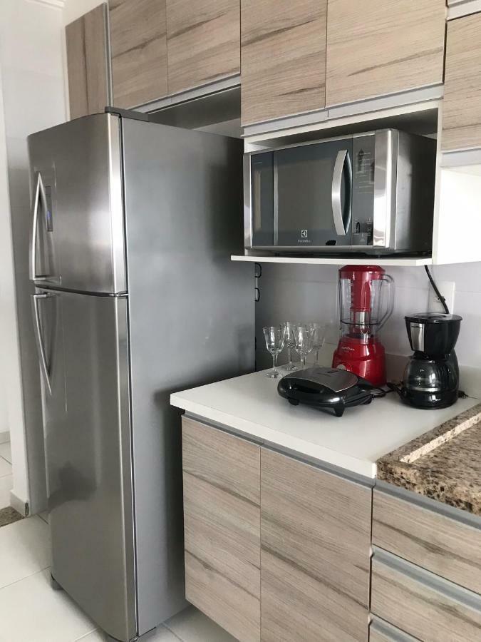 Apto Com Vista Para O Mar, 2 Vagas De Garagem E Churrasqueira Na Varanda 大普拉亚 外观 照片