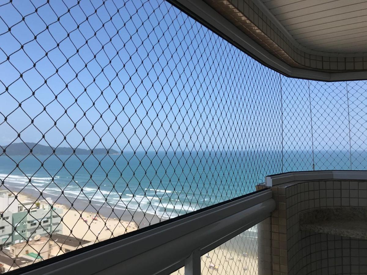 Apto Com Vista Para O Mar, 2 Vagas De Garagem E Churrasqueira Na Varanda 大普拉亚 外观 照片