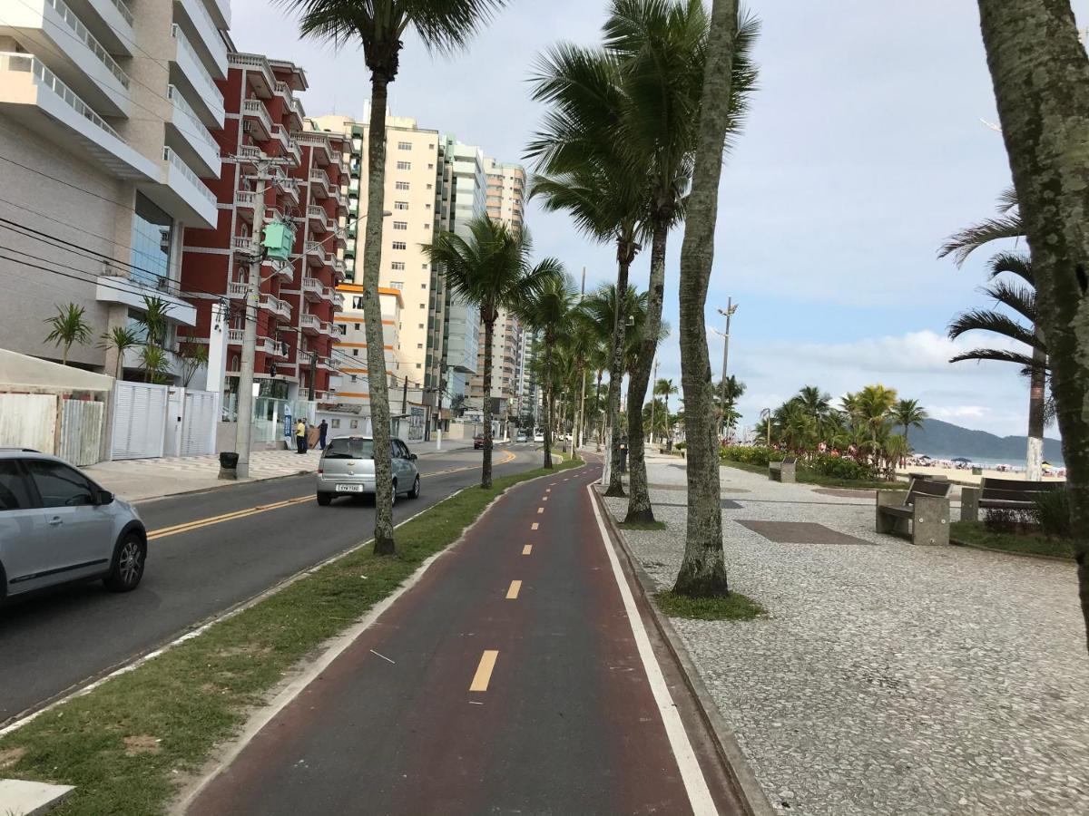 Apto Com Vista Para O Mar, 2 Vagas De Garagem E Churrasqueira Na Varanda 大普拉亚 外观 照片
